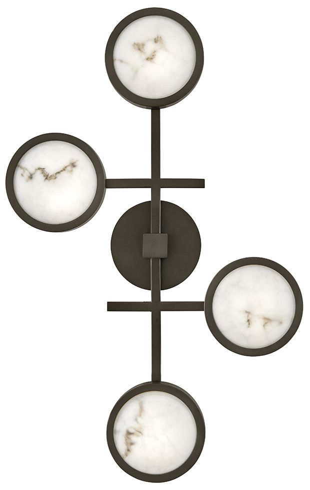 Fredrick Ramond Cava 30" Wide Black Oxide LED Ceiling Light