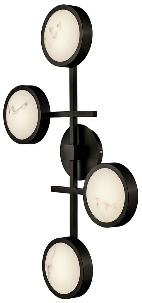 Fredrick Ramond Cava 30" Wide Black Oxide LED Ceiling Light