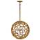 Fredrick Ramond Centric 22" Wide Modern Gold Open Orb Pendant