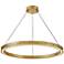 Fredrick Ramond Chandelier Althea Large Chandelier Lacquered Brass