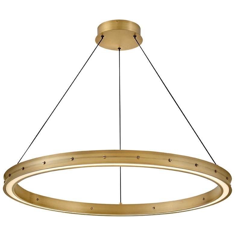 Image 1 Fredrick Ramond Chandelier Althea Large Chandelier Lacquered Brass
