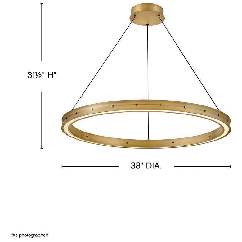 Image 3 Fredrick Ramond Chandelier Althea Large Chandelier Lacquered Brass more views