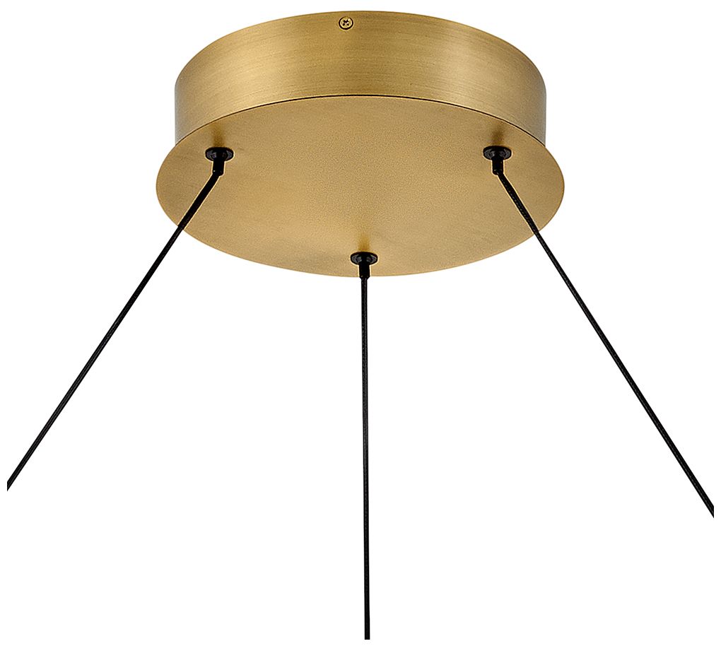 Fredrick Ramond Chandelier Althea Large Chandelier Lacquered Brass