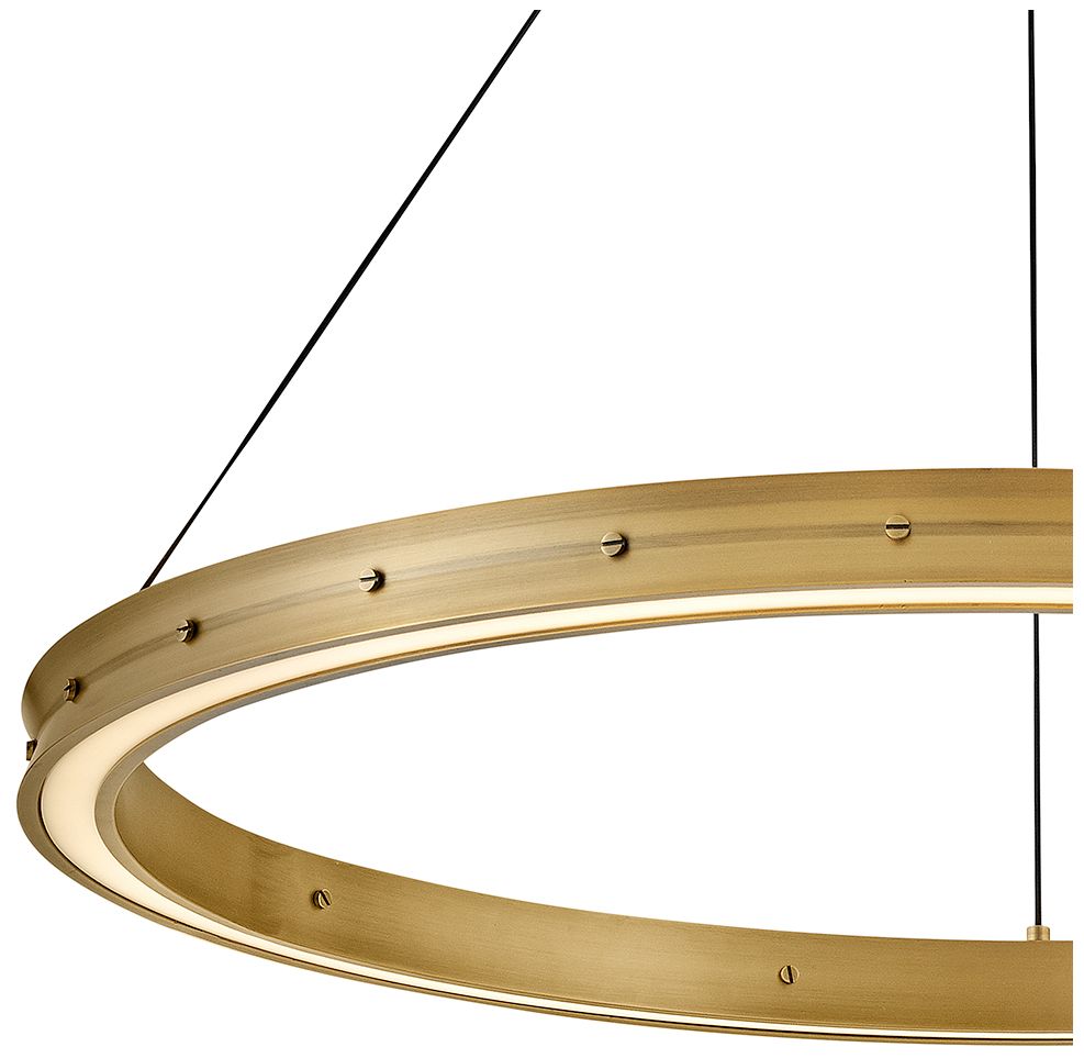 Fredrick Ramond Chandelier Althea Large Chandelier Lacquered Brass