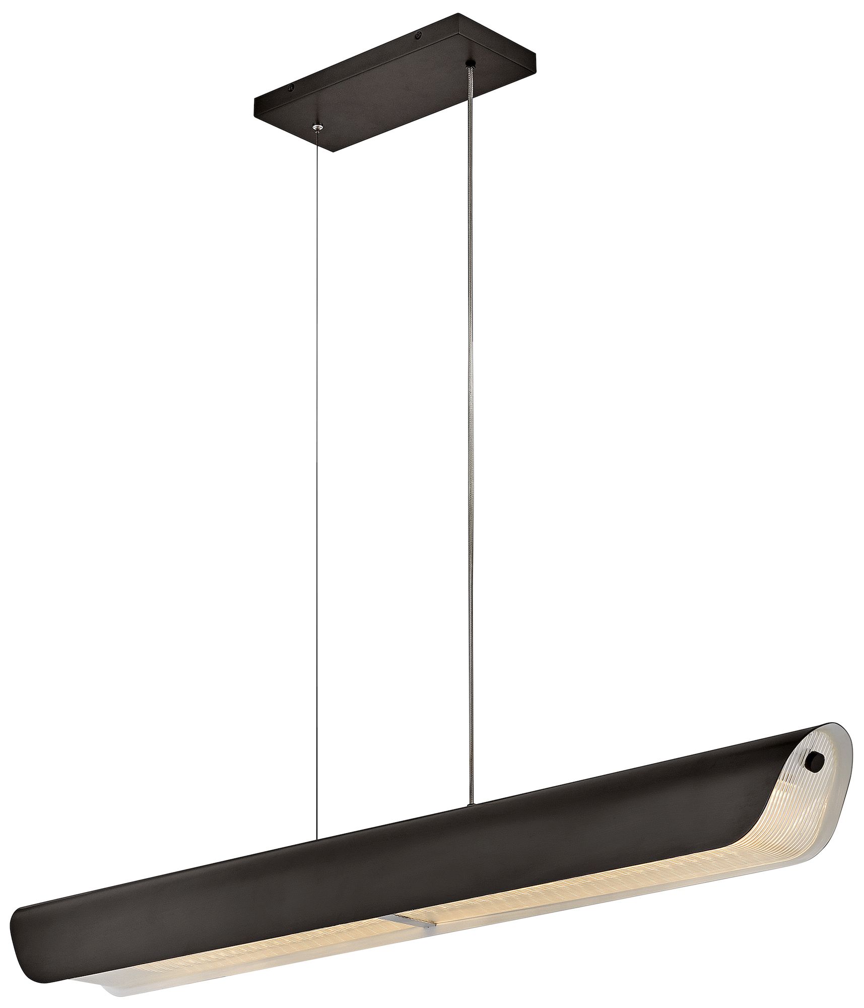 Image 2 Fredrick Ramond Chandelier Arco Medium Linear Black Oxide more views