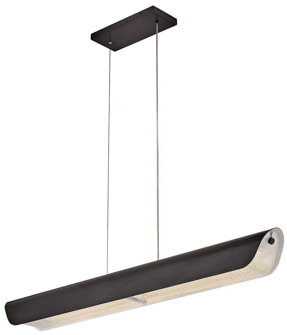 Fredrick Ramond Chandelier Arco Medium Linear Black Oxide