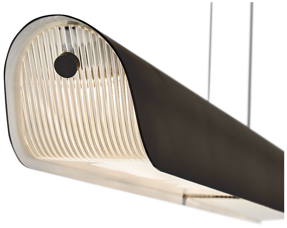 Fredrick Ramond Chandelier Arco Medium Linear Black Oxide