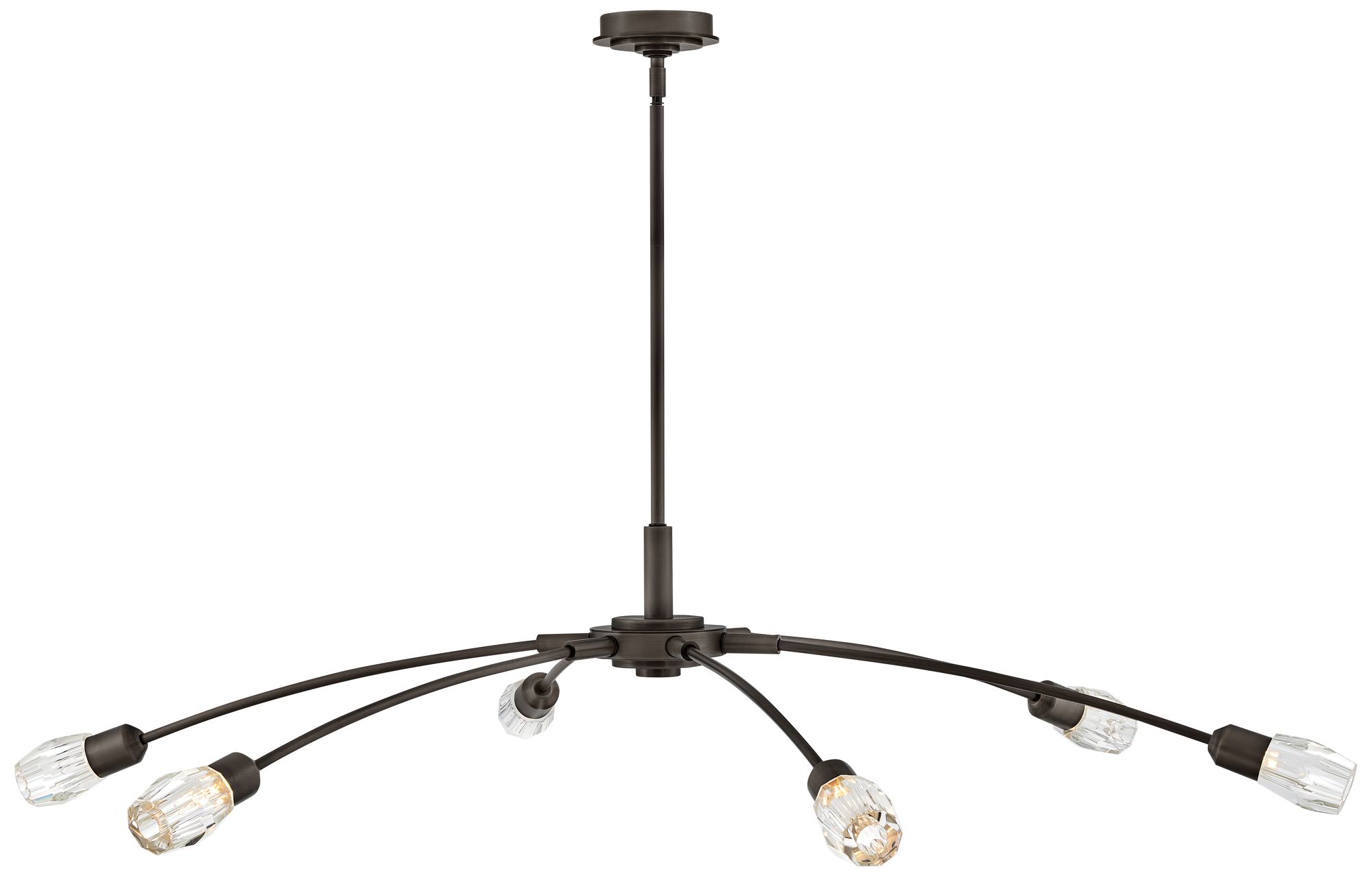 Image 2 Fredrick Ramond Chandelier Atera Extra Large Single Tier 60" Black Oxide more views