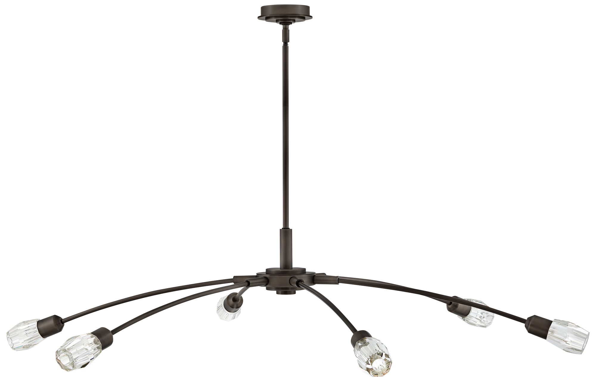 Image 5 Fredrick Ramond Chandelier Atera Extra Large Single Tier 60" Black Oxide more views
