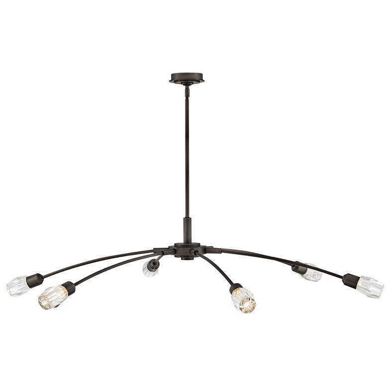 Image 1 FREDRICK RAMOND CHANDELIER ATERA Extra Large Single Tier Black Oxide
