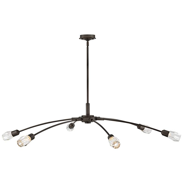 Image 2 FREDRICK RAMOND CHANDELIER ATERA Extra Large Single Tier Black Oxide more views