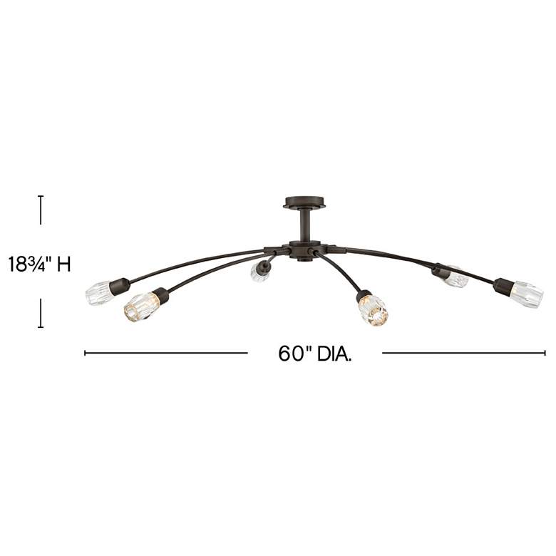 Image 3 FREDRICK RAMOND CHANDELIER ATERA Extra Large Single Tier Black Oxide more views