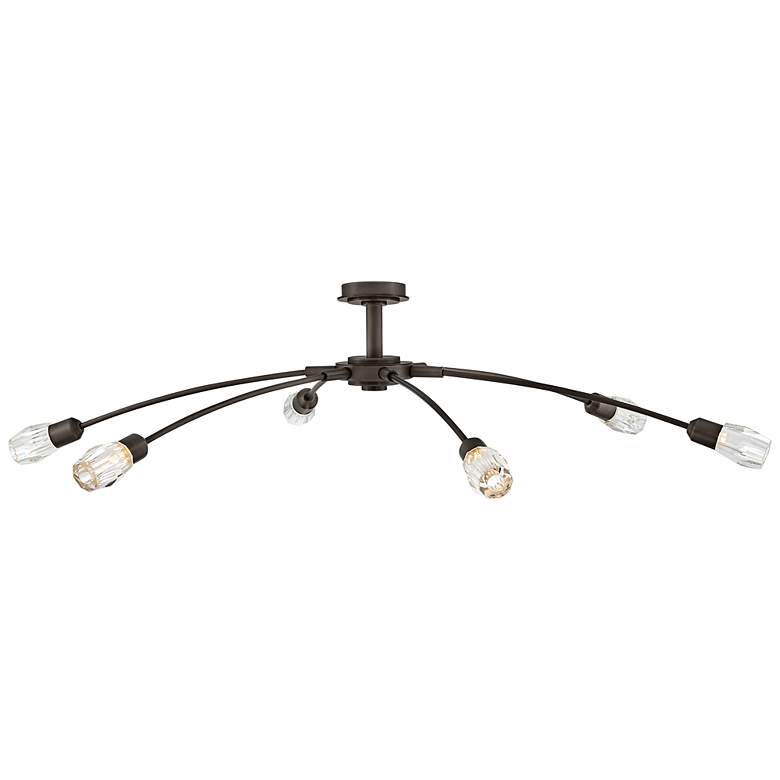 Image 4 FREDRICK RAMOND CHANDELIER ATERA Extra Large Single Tier Black Oxide more views