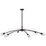 5_FREDRICK RAMOND CHANDELIER ATERA Extra Large Single Tier Black Oxide more views