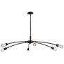 6_FREDRICK RAMOND CHANDELIER ATERA Extra Large Single Tier Black Oxide more views