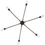 7_FREDRICK RAMOND CHANDELIER ATERA Extra Large Single Tier Black Oxide more views