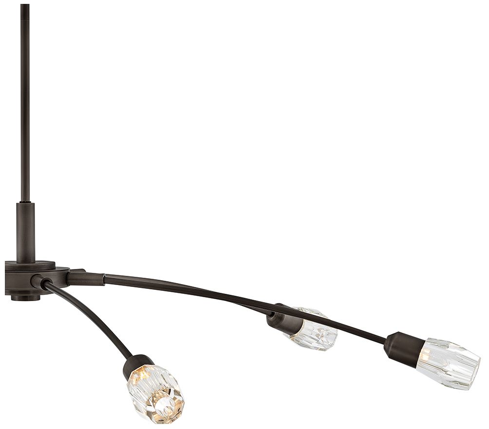 FREDRICK RAMOND CHANDELIER ATERA Extra Large Single Tier Black Oxide