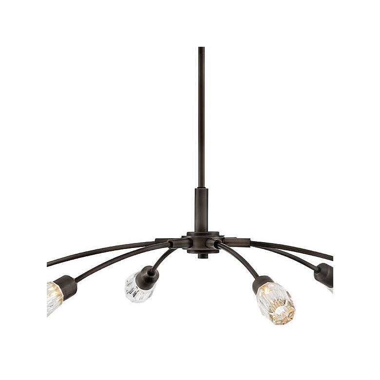 Image 2 FREDRICK RAMOND CHANDELIER ATERA Large Single Tier Chandelier Black Oxide more views