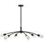 2_FREDRICK RAMOND CHANDELIER ATERA Large Single Tier Chandelier Black Oxide more views