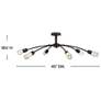 3_FREDRICK RAMOND CHANDELIER ATERA Large Single Tier Chandelier Black Oxide more views