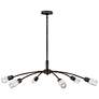 5_FREDRICK RAMOND CHANDELIER ATERA Large Single Tier Chandelier Black Oxide more views