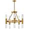 Fredrick Ramond Chandelier Cecily Medium Single Tier 26.5" Heritage Br