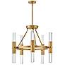 2_Fredrick Ramond Chandelier Cecily Medium Single Tier 26.5" Heritage Br more views