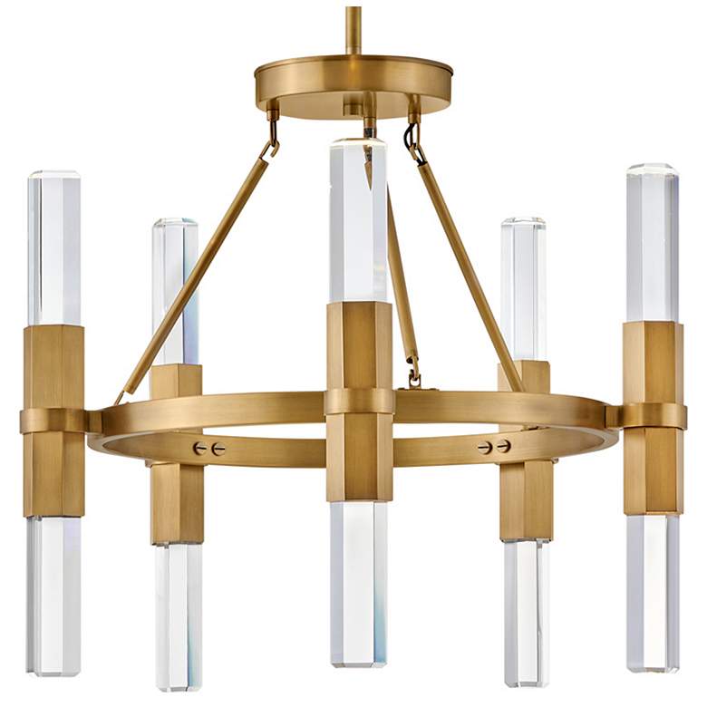 Image 4 Fredrick Ramond Chandelier Cecily Medium Single Tier 26.5" Heritage Br more views