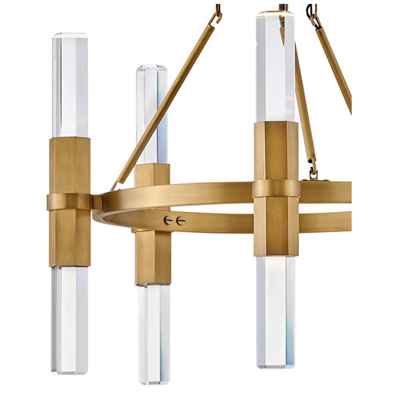 Image 5 Fredrick Ramond Chandelier Cecily Medium Single Tier 26.5" Heritage Br more views