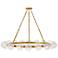 FREDRICK RAMOND CHANDELIER COCO Large Chandelier Lacquered Brass