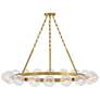 FREDRICK RAMOND CHANDELIER COCO Large Chandelier Lacquered Brass