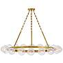 2_FREDRICK RAMOND CHANDELIER COCO Large Chandelier Lacquered Brass more views
