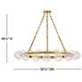 3_FREDRICK RAMOND CHANDELIER COCO Large Chandelier Lacquered Brass more views
