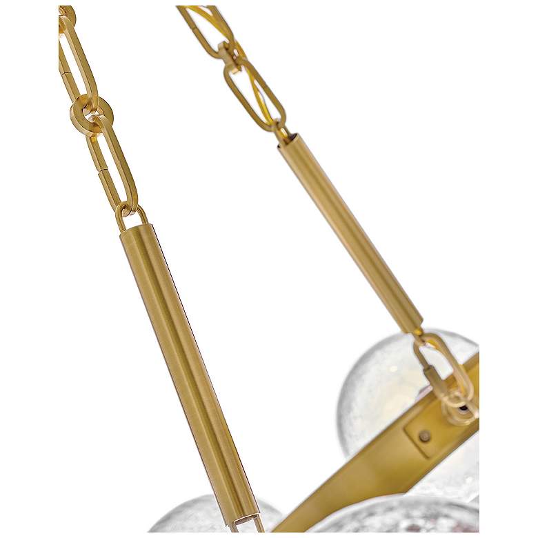 Image 5 FREDRICK RAMOND CHANDELIER COCO Large Chandelier Lacquered Brass more views