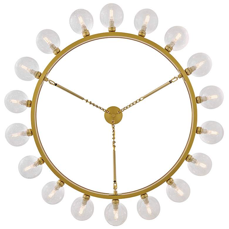 Image 7 FREDRICK RAMOND CHANDELIER COCO Large Chandelier Lacquered Brass more views
