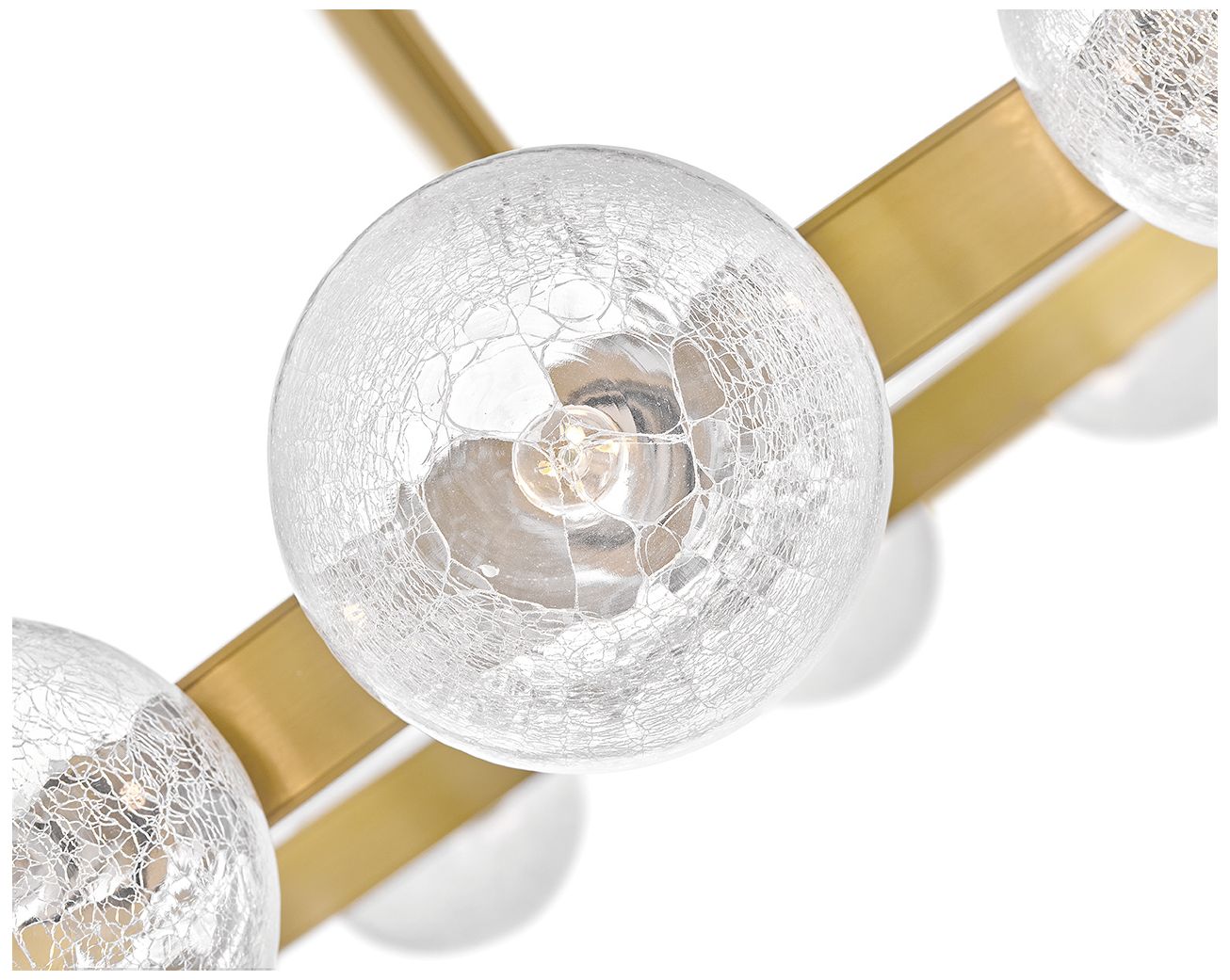 Fredrick Ramond Chandelier Coco Large Single Tier 44.25" Lacquered Brass