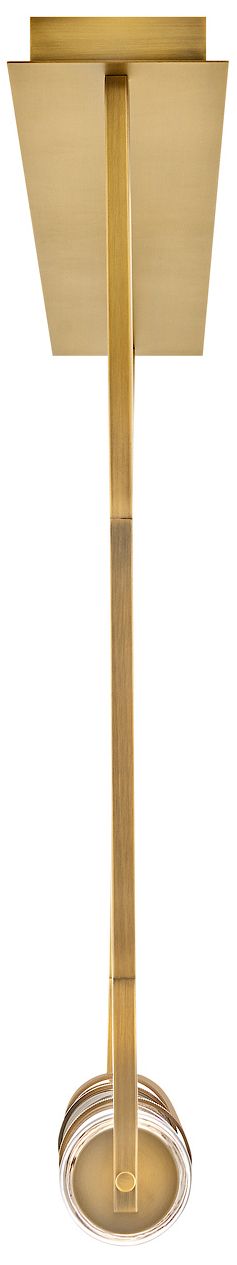 Image 6 Fredrick Ramond Chandelier Cy Large Linear 49.5" Lacquered Brass more views