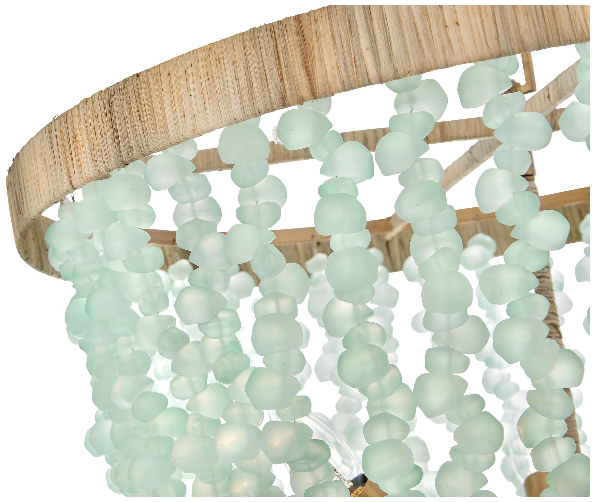 Image 5 Fredrick Ramond Chandelier Dune Medium Single Tier 25" Burnished Gold more views