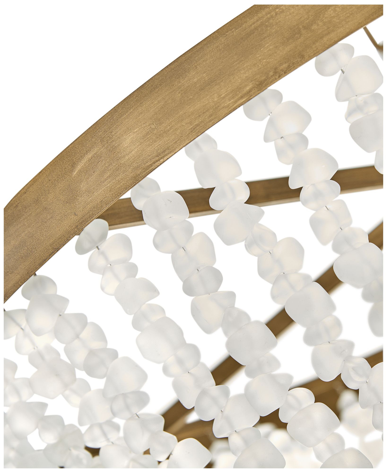 Image 5 Fredrick Ramond Chandelier Dune Medium Single Tier 32" Burnished Gold more views