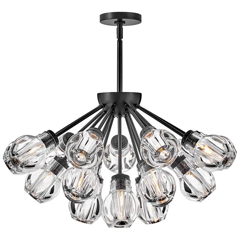 Image 4 Fredrick Ramond Chandelier Elise Medium Convertible Chandelier 27.25" more views