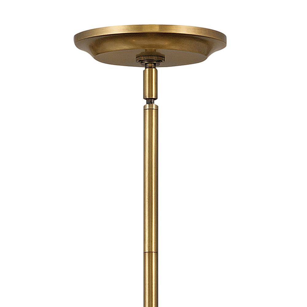 Image 6 Fredrick Ramond Chandelier Gigi Medium Drum Chandelier 32" Heritage Brass more views