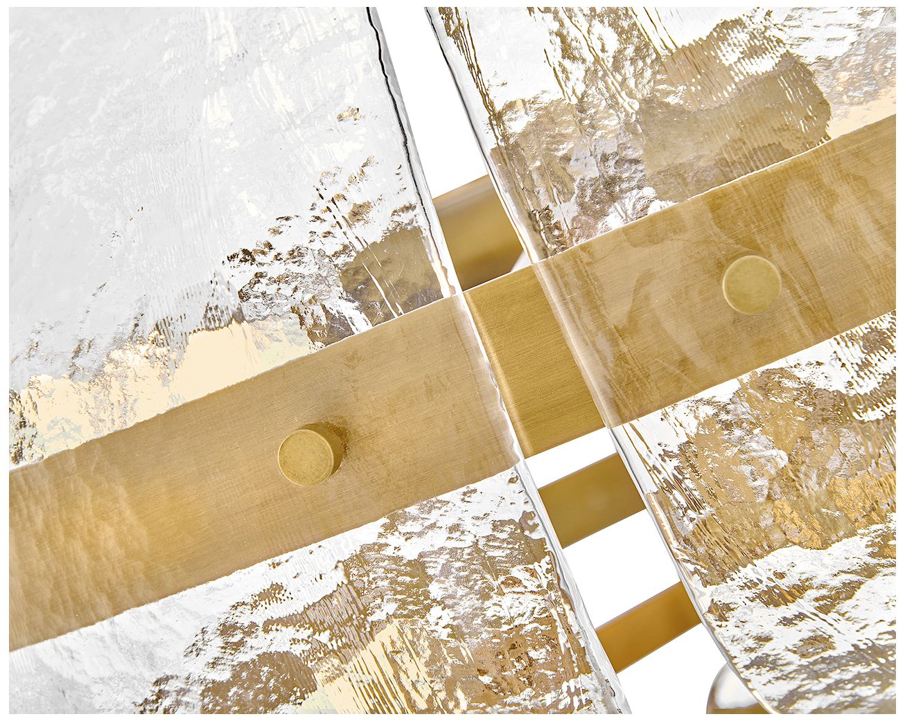 FREDRICK RAMOND CHANDELIER LILLIA Large Drum Chandelier Heritage Brass