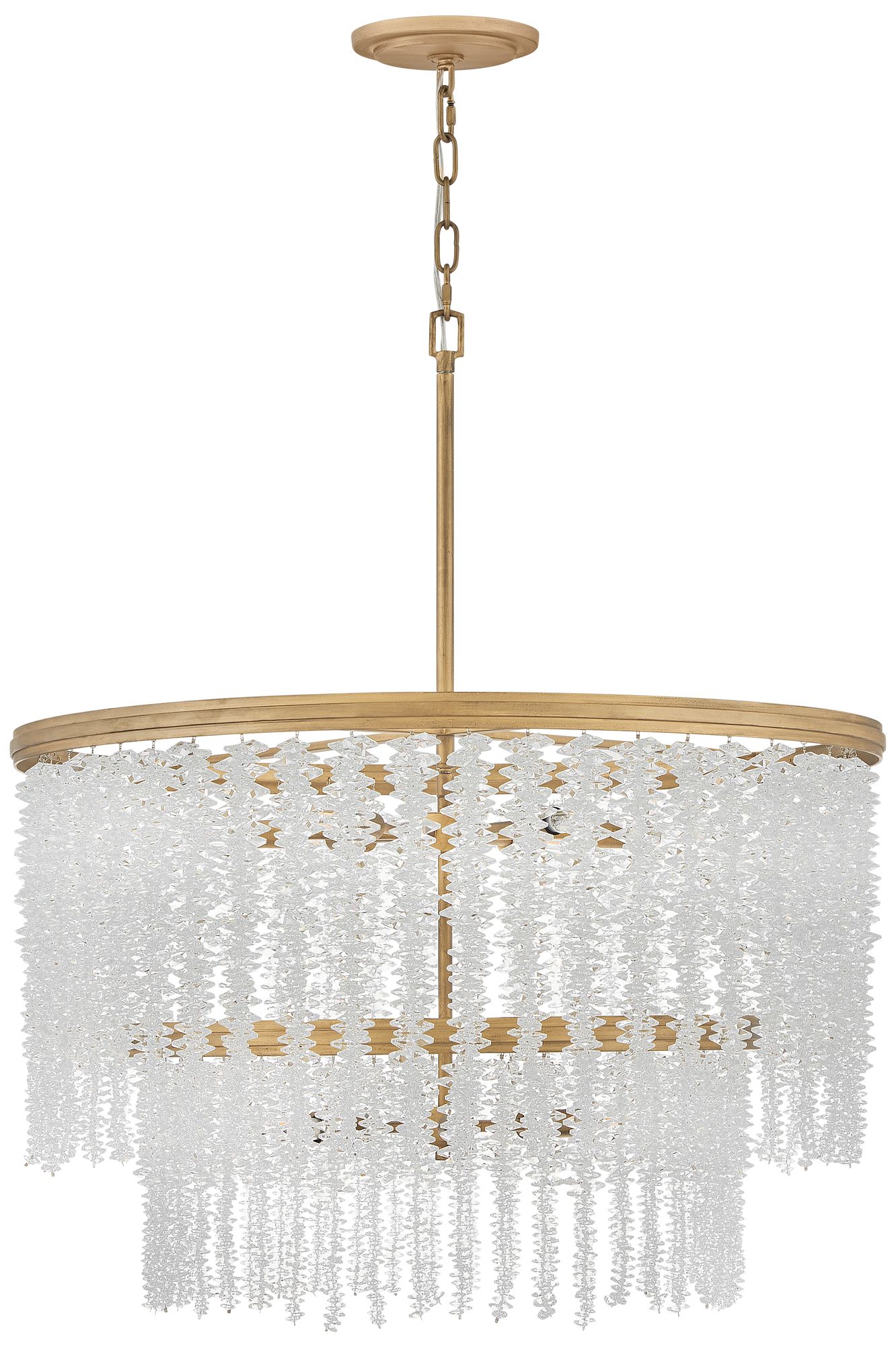 Image 4 Fredrick Ramond Chandelier Rubina Medium Chandelier 30" Burnished Gold more views