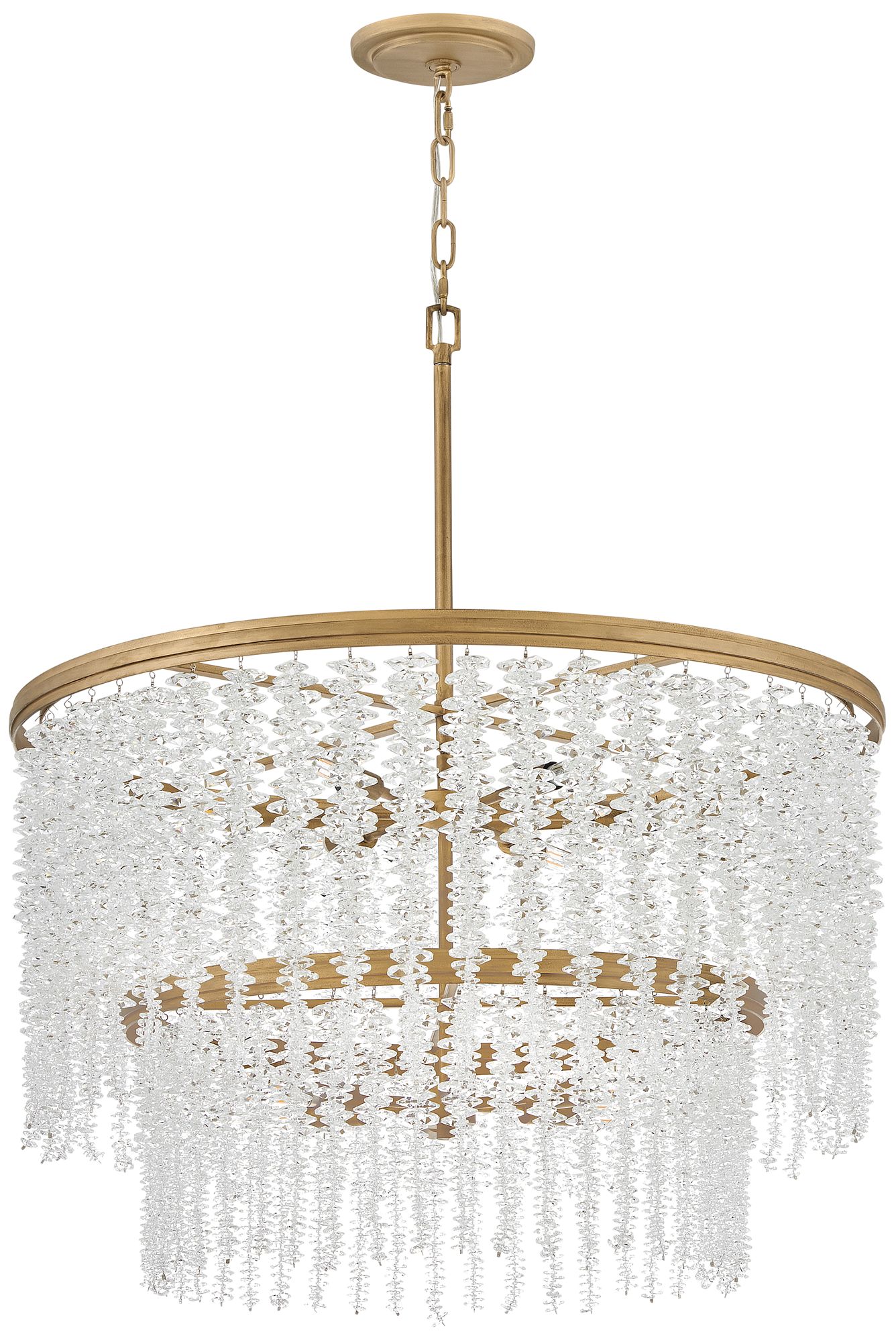 Image 6 Fredrick Ramond Chandelier Rubina Medium Chandelier 30" Burnished Gold more views