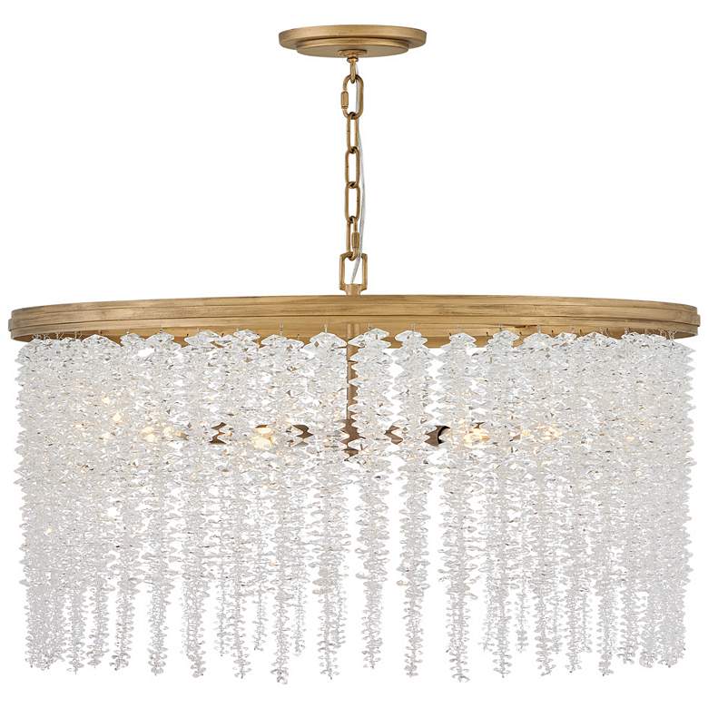 Image 1 Fredrick Ramond Chandelier Rubina Medium Chandelier Burnished Gold