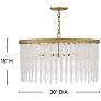 3_Fredrick Ramond Chandelier Rubina Medium Chandelier Burnished Gold more views