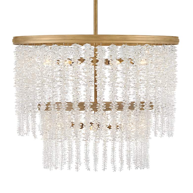 Image 2 Fredrick Ramond Chandelier Rubina Medium Chandelier Burnished Gold more views