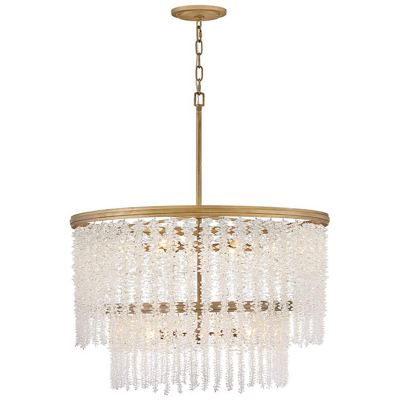 Image 1 Fredrick Ramond Chandelier Rubina Medium Chandelier Burnished Gold