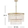 3_Fredrick Ramond Chandelier Rubina Medium Chandelier Burnished Gold more views