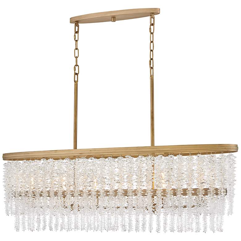 Image 2 Fredrick Ramond Chandelier Rubina Medium Linear Burnished Gold more views